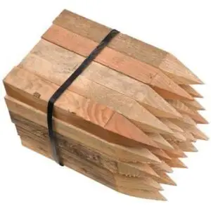 Wood Hub Stakes 12"